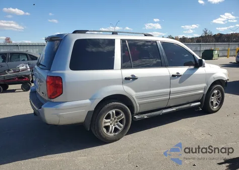 2003 Honda Pilot Exl из США, поврежденный, VIN 2HKYF18563H537308